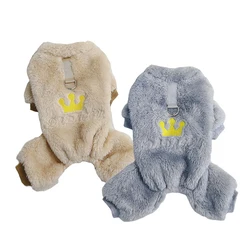 Mono de lana de invierno para perros pequeños - cálido y cómodo