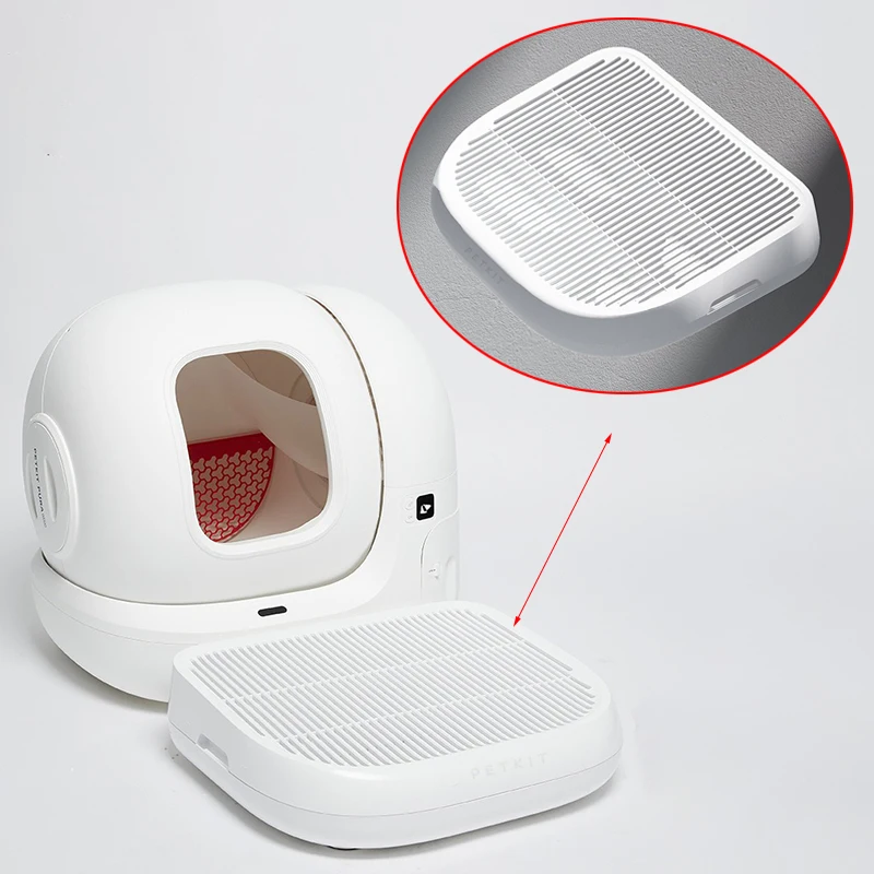 PETKIT especial para inodoro de gatos, Pedal de caída de arena, rampa Universal para arena para gatos, caja de Control de arena, almohadilla para pie de gato antidecapado - imagen 2