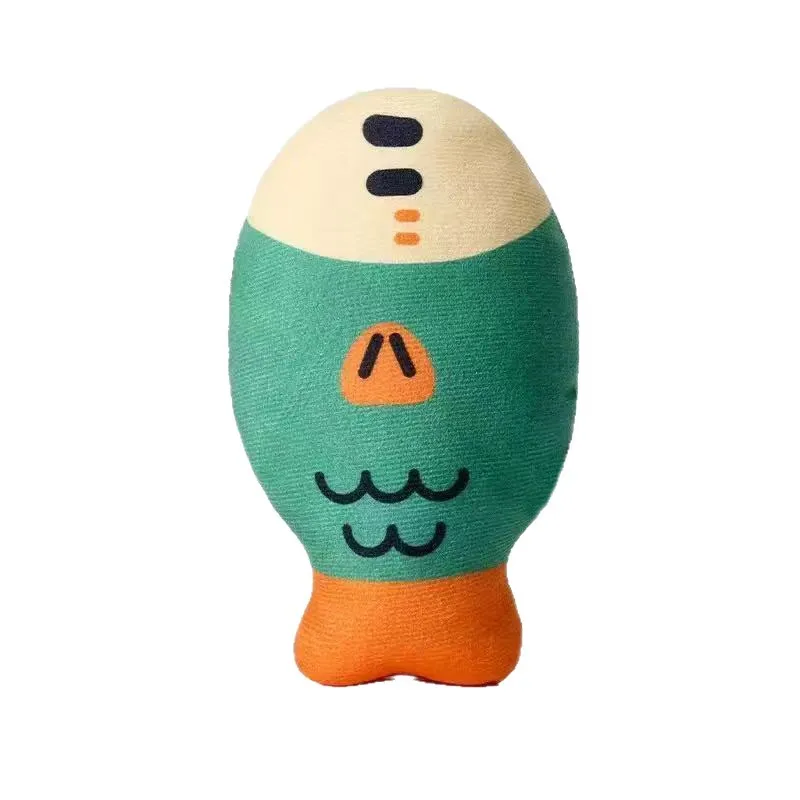 Divertidos juguetes de pez simulado para perros pequeños y grandes con chirridores, juguete para masticar duradero para perros, productos para mascotas - imagen 5