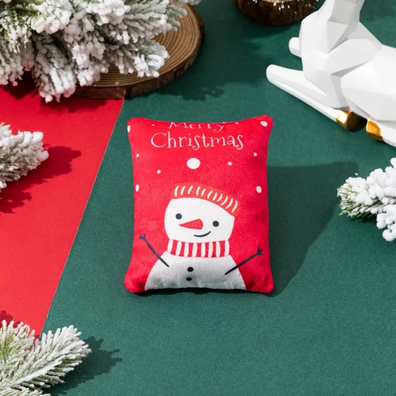 Juguete de Navidad para mascotas, bonito juguete de peluche con sonido de ladridos BB, limpieza de dientes, juguete navideño para mascotas, accesorios para cachorros, juguetes interactivos para perros pequeños - imagen 4