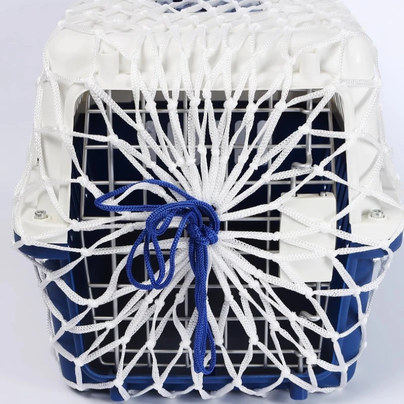 Red protectora para caja de aerolínea para mascotas, cubierta de malla antifuga de nailon grueso para viajes de mascotas, envío, red para caja de seguridad para mascotas - imagen 5