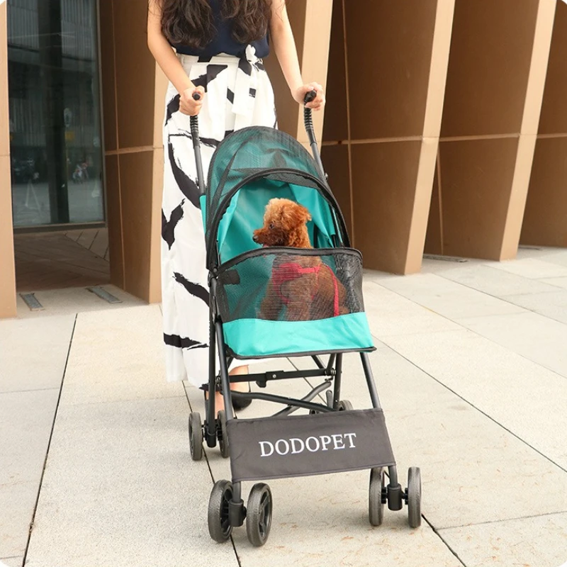 Carro de retracción rápida para perros y gatos, carrito de salida portátil para exteriores