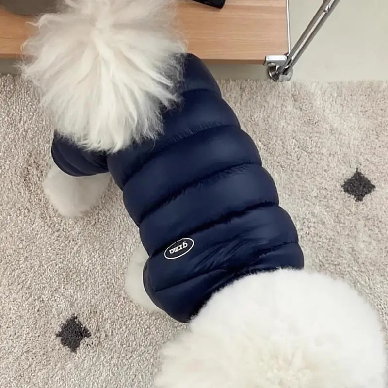 Abrigo térmico de plumas para perros y gatos – Mono suave invierno - imagen 3