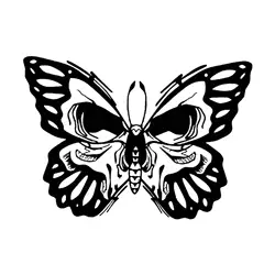 Mariposa metálica de pared: decoración para gatos y perros