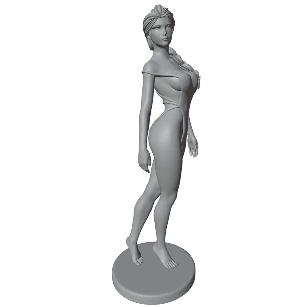 Kit figurita resina gato – Muñeca miniatura gris, hazlo tú mismo - imagen 5