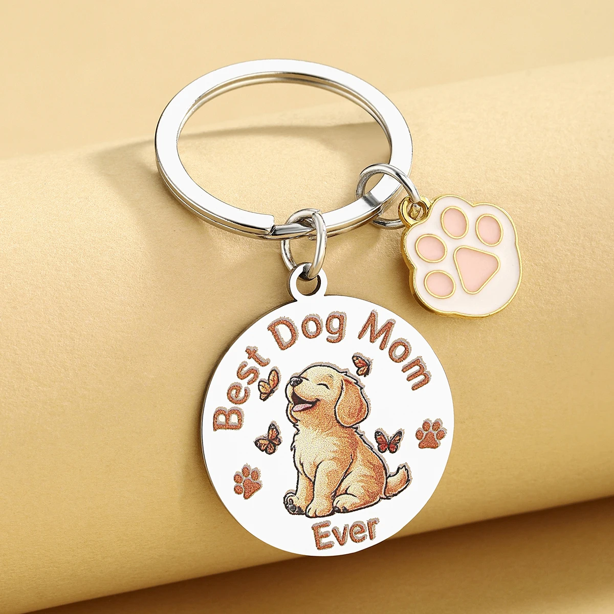 Llavero mono regalo para mamás de perros y amantes de cachorros - imagen 2