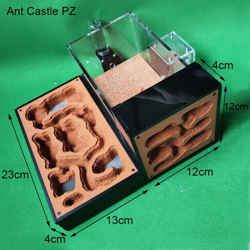 Gran granja de hormigas acrílicas, nido de hormigas de yeso ecológico, perrera de hormigas grandes, taller de antill para mascotas con arena de hormigas, casa de hormigas, Villa, caja de insectos - imagen 3