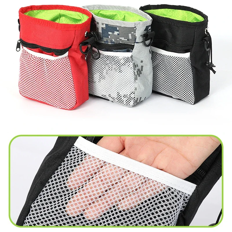 Bolsa de golosinas para perros, bolsa de entrenamiento para cachorros, bolsa portátil para aperitivos para mascotas, bolsa de golosinas para entrenamiento de perros, dispensador de bolsas de caca incorporado - imagen 4