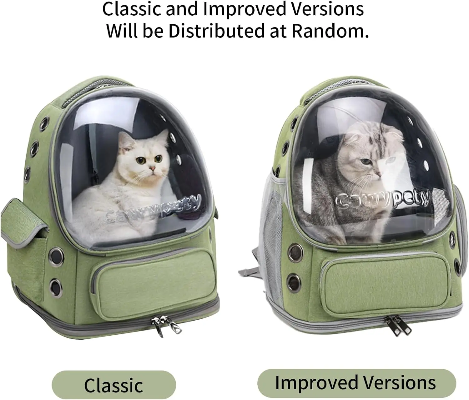 Mochila transportadora para gatos, bolsa transportadora transparente para gatos, mochila de viaje al aire libre para gatos, cachorros, bolsa de transporte transpirable para gatos, suministros para mascotas - imagen 5