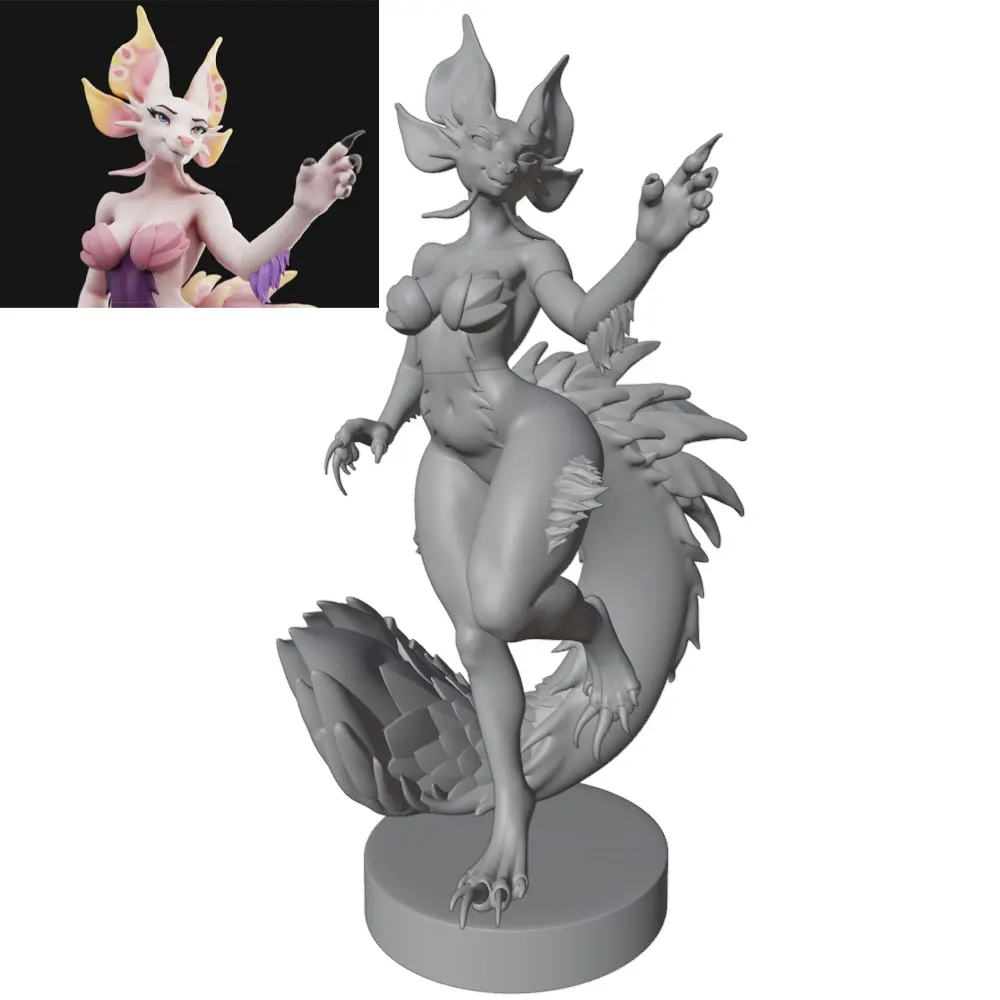 Figura miniatura de resina 1/24 para juegos de mesa y rol - imagen 4