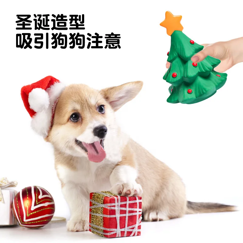 Juguete sonoro de látex en forma de alce para perros - imagen 2