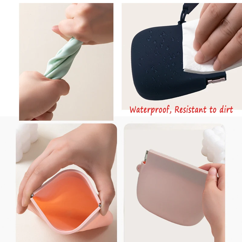 Bolsa de silicona suave para golosinas para perros, bolsa de entrenamiento para mascotas a prueba de fugas con cierre automático, bolsa de viaje para refrigerios para perros/gatos, inodoro, fácil de limpiar - imagen 5