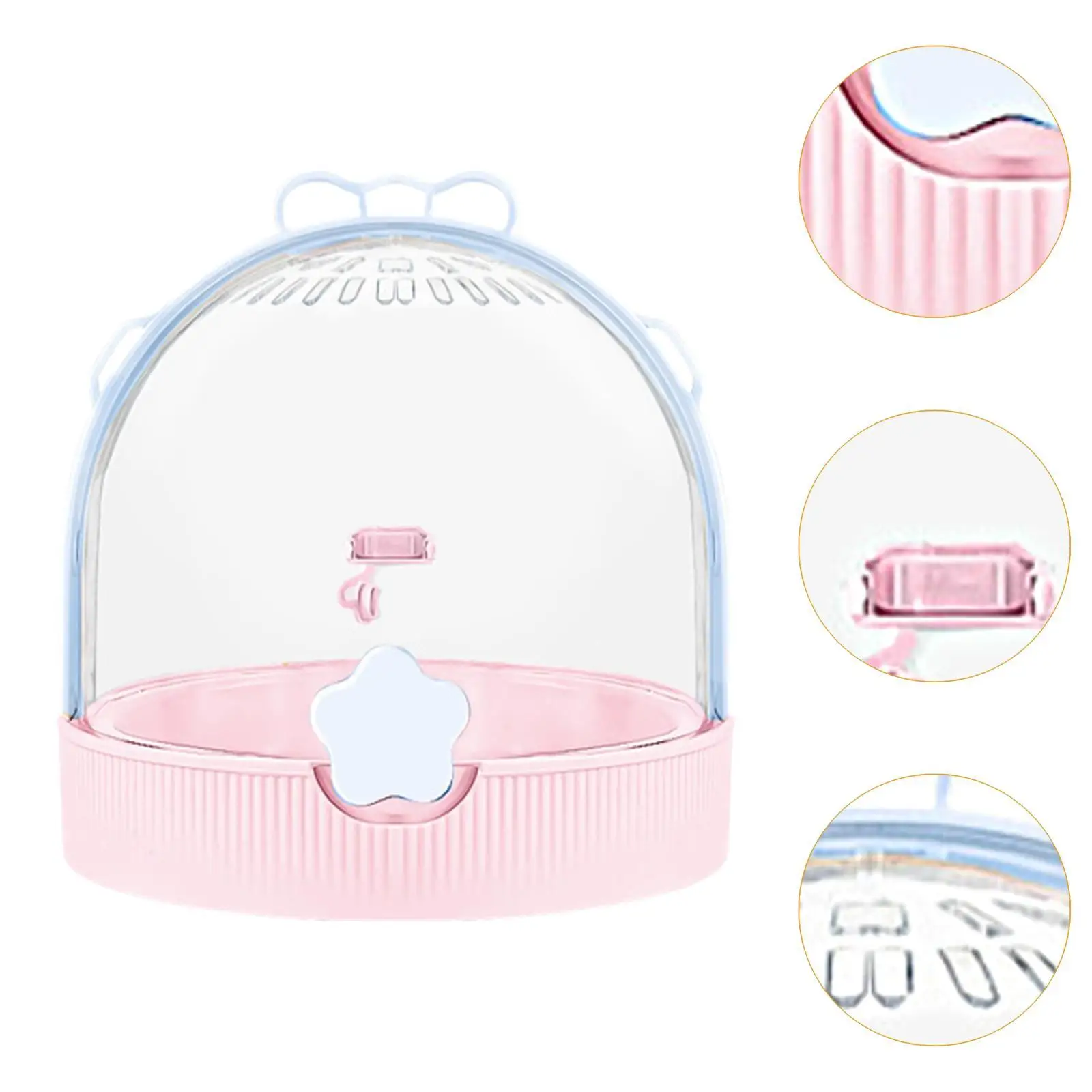 Small Animal Carrier Parrot Parakeet Carrier, Outgoing Cage Travel Carry Out Cage Hamster Carrier for Ferret, Chinchilla Mice