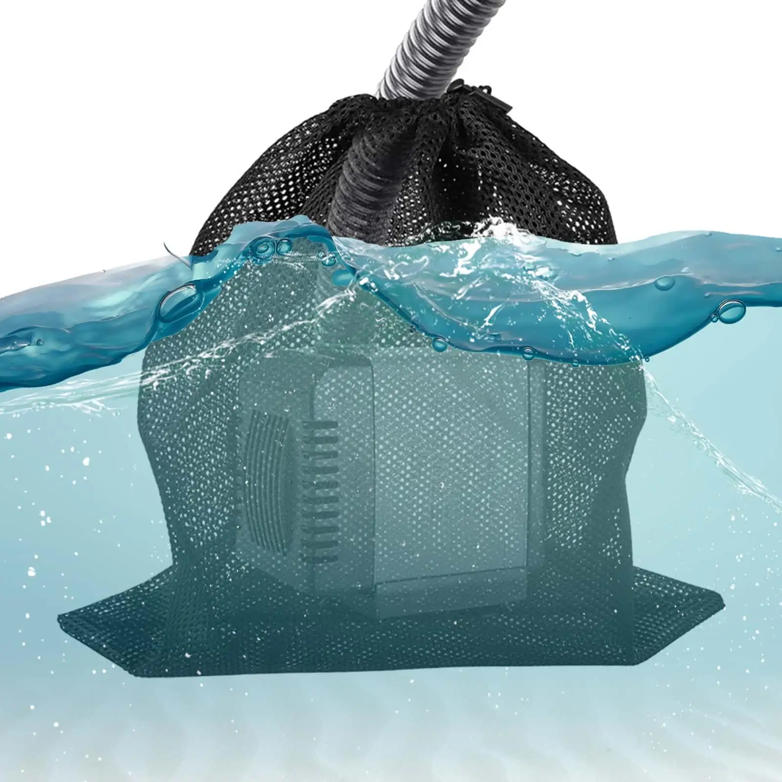 Water Pump Filter Bag Effective Cleaning Durable Fish Tank Water Pump Barrier Bag Mesh Filter Bag Replacement Parts Accessories