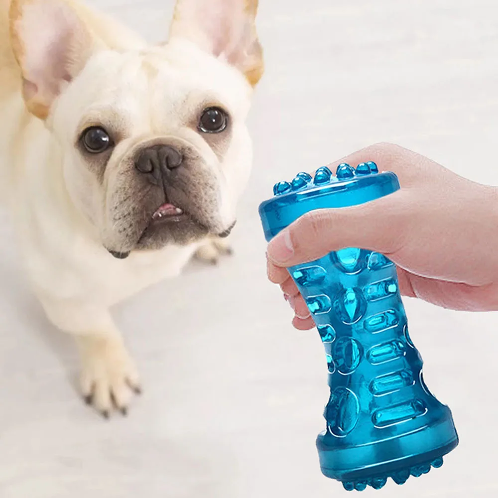 Juguete de limpieza de dientes resistente a mordeduras para perros pequeños y medianos, alivia el aburrimiento y el estrés, suministros para masticar mascotas - imagen 3