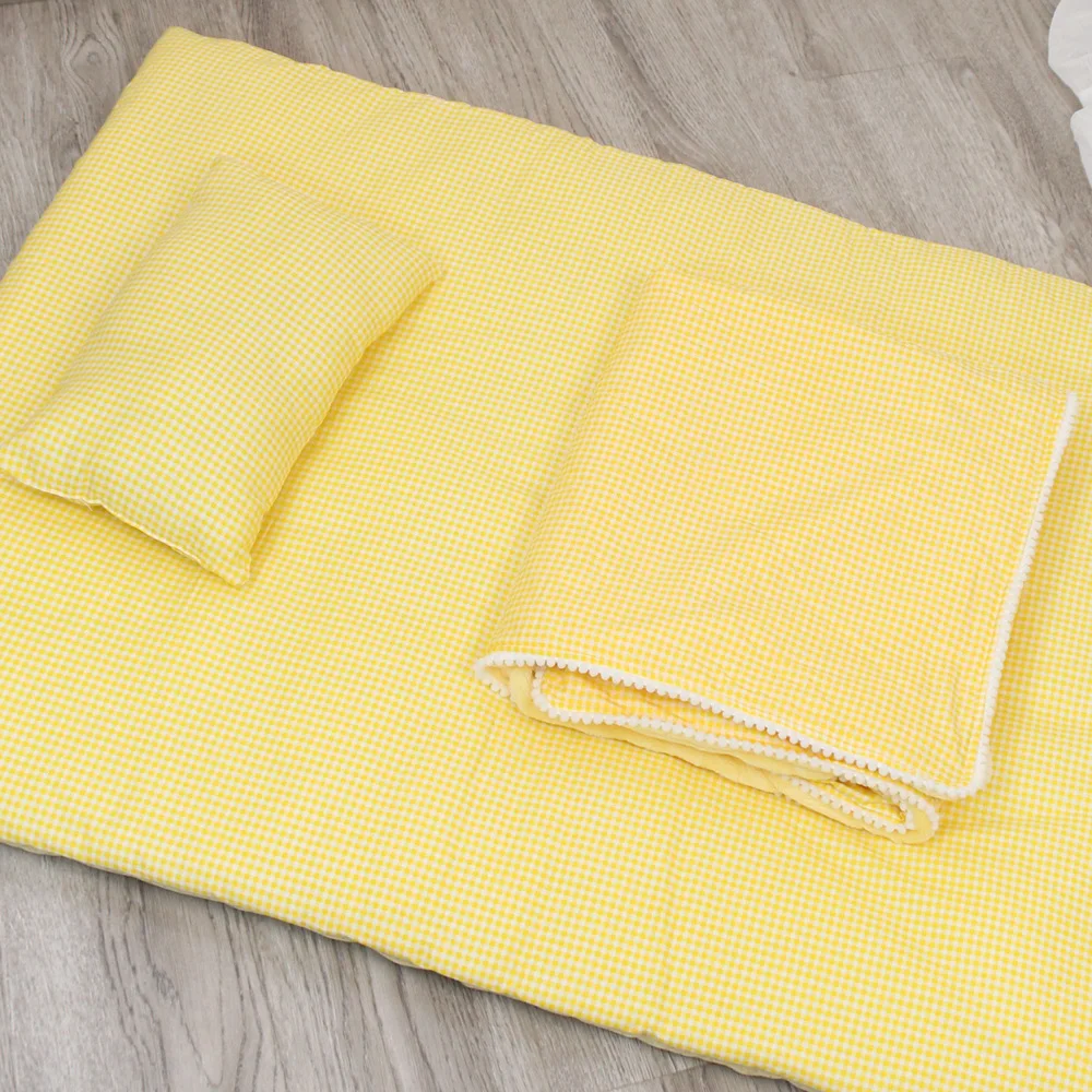 Almohadilla para mascotas de tres piezas, almohadilla para dormir para perros y gatos a cuadros de algodón para otoño e invierno, colcha cálida y cómoda para mascotas, camas para perros, cama para gatos, casa para gatos - imagen 2