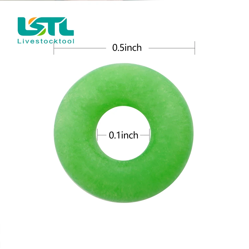 Anillo de goma de corte de cola de oveja para lechones, anillo de castración para animales de granja, accesorios veterinarios, 10 piezas - imagen 3