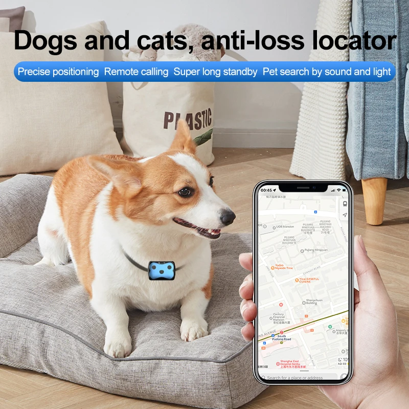 Rastreador GSM GPRS para mascotas, posicionador GPS para perros a prueba de agua, dispositivo localizador, geo-valla Lbs, aplicación gratuita, dispositivo de seguimiento, suministros para perros - imagen 5