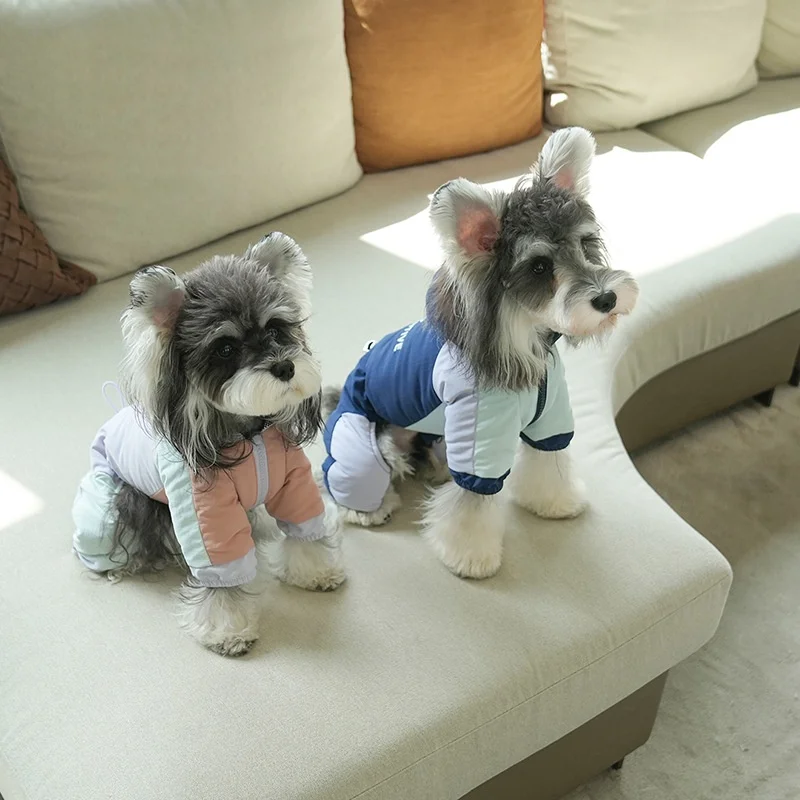 Sudadera con capucha Extra cálida para perros, chaqueta para perros pequeños, abrigos para cachorros con capucha, abrigo cálido para perros con anillo de correa, ropa a prueba de viento para perros - imagen 3