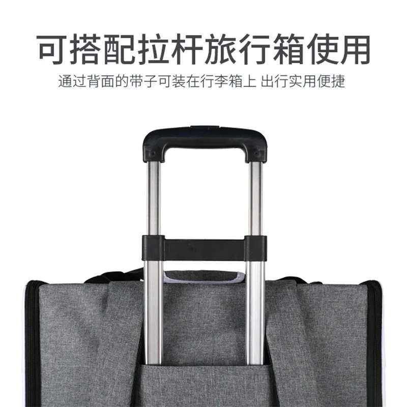 Bolsa plegable y transpirable para gatos, esterilización para salir, bolsa portátil para mascotas, hombro portátil para exteriores, suministros para gatos y coche - imagen 2