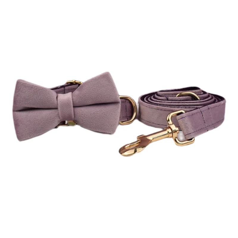 Bow Collar Leash Set