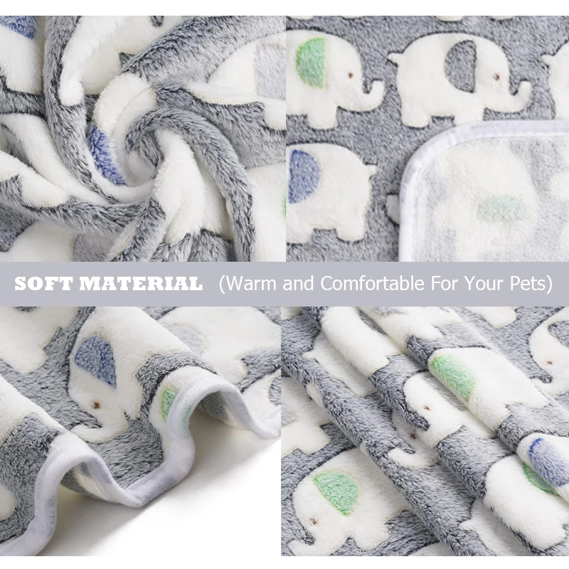 Manta suave y esponjosa de calidad para mascotas, estera bonita de dibujos animados para mascotas, manta cálida y cómoda para suministros para perros y gatos - imagen 5
