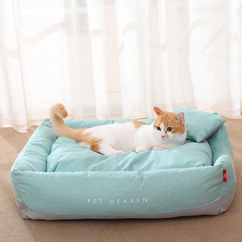 HOOPET-cama Universal para gatos, colchón para dormir para las cuatro estaciones, suministros para mascotas, perrera, Corgi - imagen 5