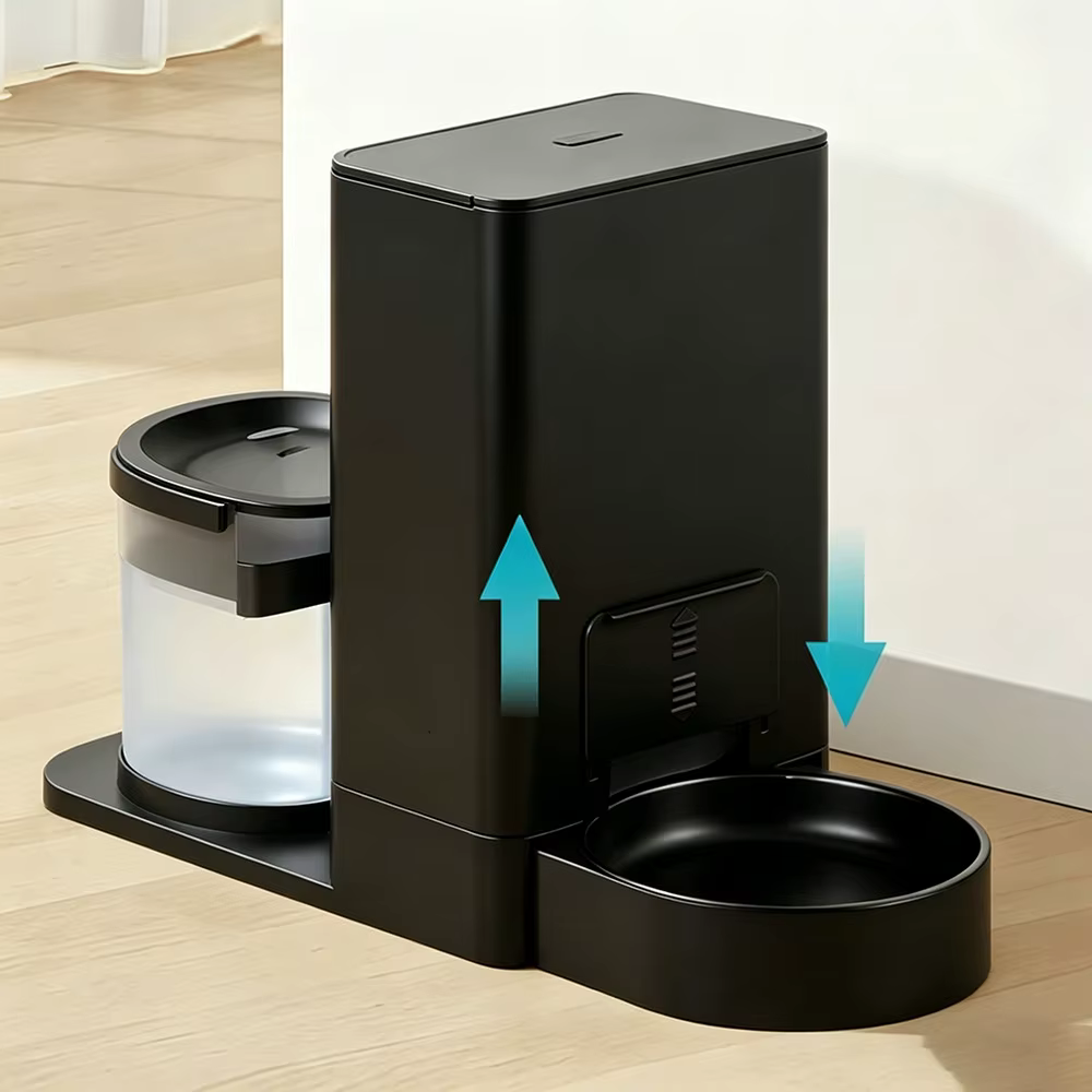 Dispensador automático 2 en 1 de comida y agua para gatos, perros - imagen 3