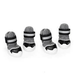 Zapatos para perro transpirables velcro ajustable suela antideslizante