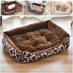 Cama calmante de felpa para gatos y perros pequeños y medianos