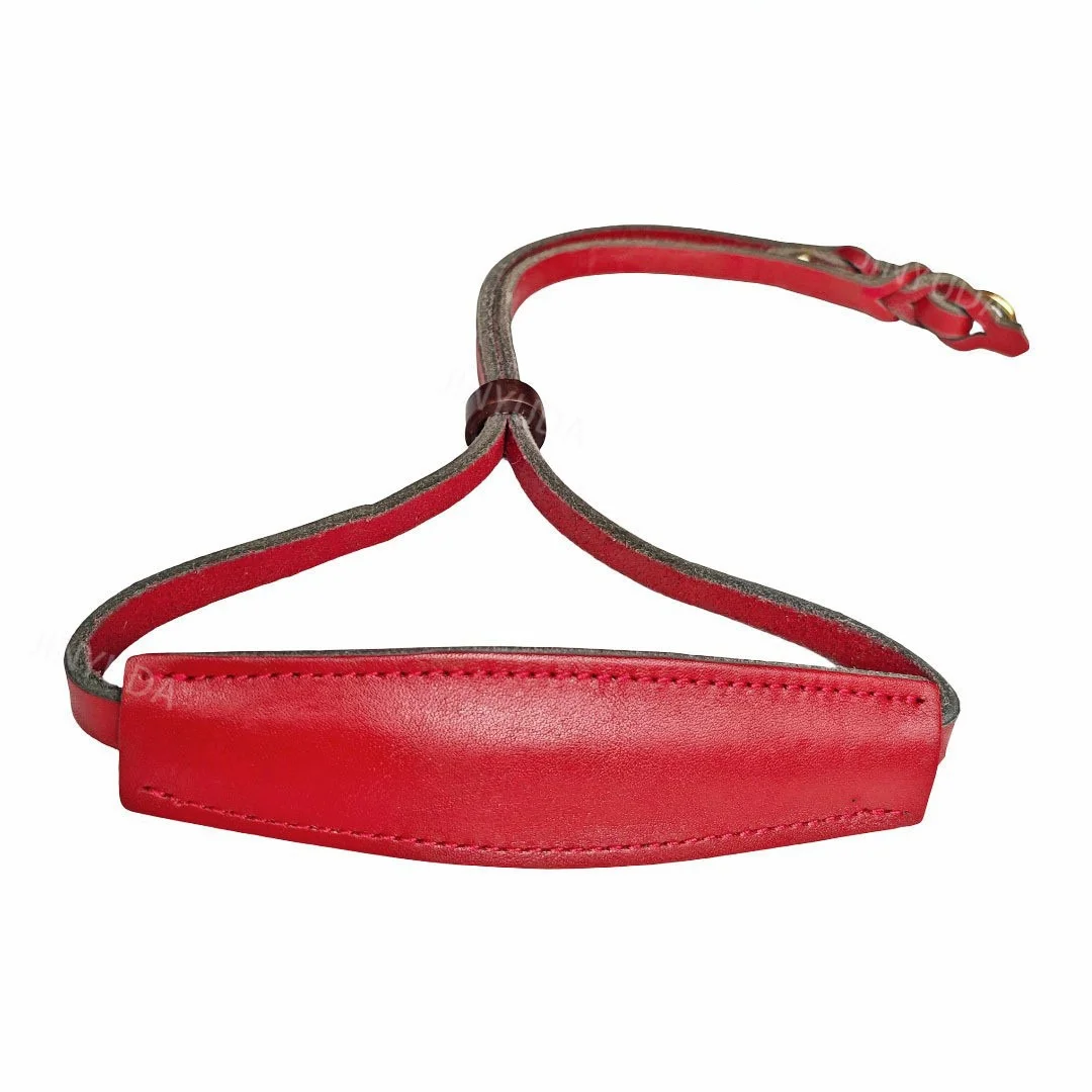 Collar para mascotas de un solo tirón de piel de vaca de grano superior Acolchado ensanchado Collar de perro de cuero genuino Collar de entrenamiento para perros de diseño trenzado negro