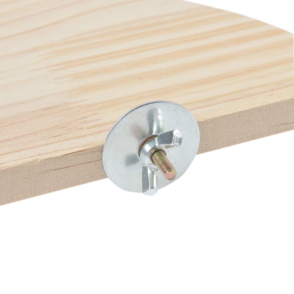 Tabla de soporte para hámster y loro, plataforma de madera para mascotas - imagen 5