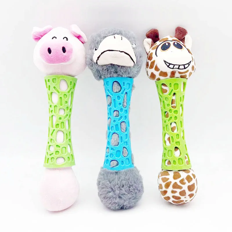 Peluche sonoro para perros – Juguete para morder y tirar - imagen 2