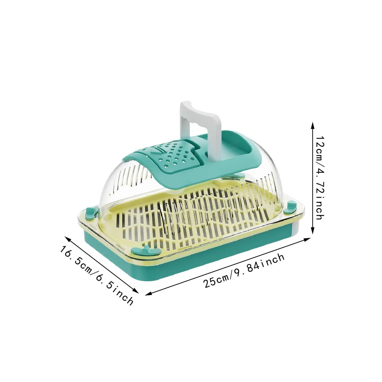 Reptile Terrarium Portable Sturdy Habitat Cage for Terrapin Tortoise