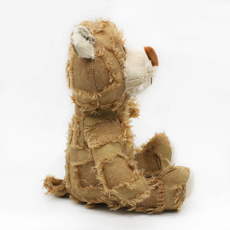 Juguete de peluche de oso chirriante para perro, resistente a las mordeduras, para perros pequeños y medianos, Bulldog Francés, Beagle, accesorios para mascotas - imagen 4