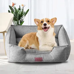 Cama apaisada calmante para gatos y perros – Transpirable y acolchada