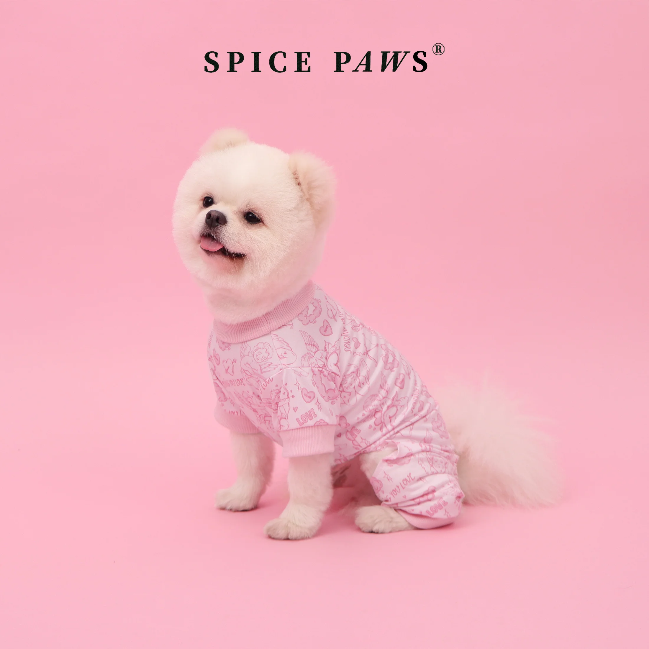 Jersey de punto con corazones: abrigo cálido para perro y gato - imagen 4