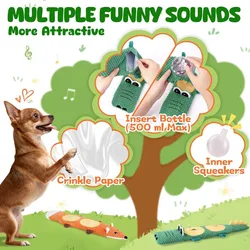Dispensador interactivo de comida para perros: juguete resistente