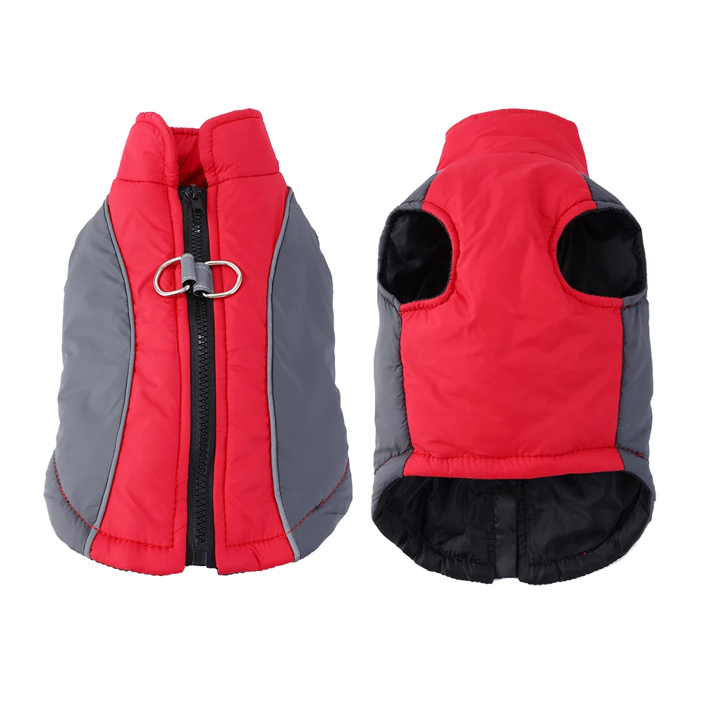 Ropa cálida de invierno para mascotas, chaqueta reflectante a prueba de viento para perros pequeños y medianos, chaleco para Bulldog Francés, Yorkie, Pug, disfraz - imagen 2