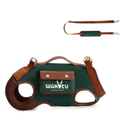 Bolsa transportadora impermeable para perros con arnés de elevación