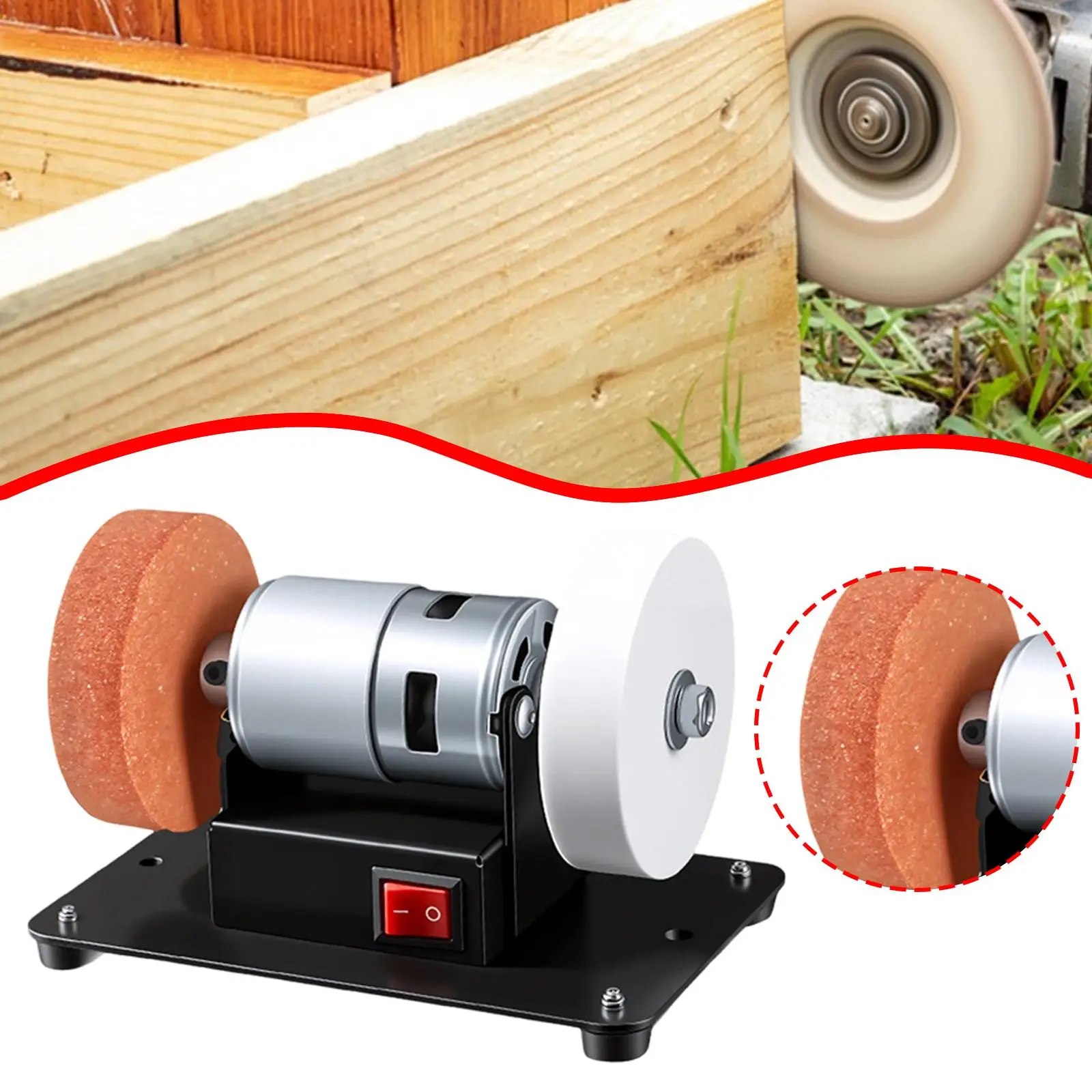 Mini amoladora de banco para metal – Pulido y afilado en casa - imagen 5