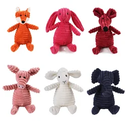 Juguete de pana chirriante para perros – Peluche masticable resistente