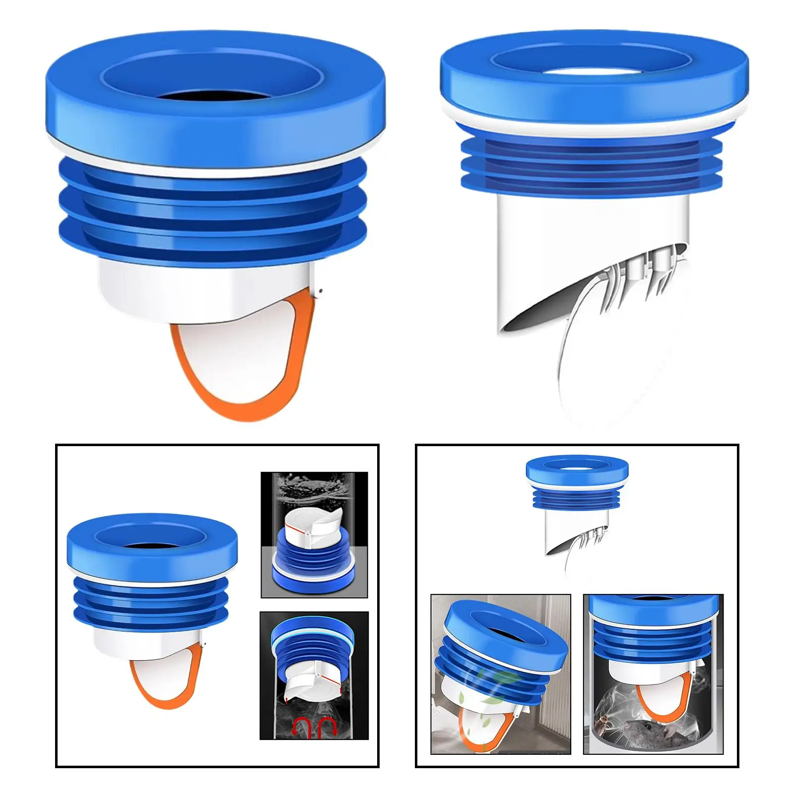 Toilet Flanges Seal Rings Toilet Component Hole Plug Thickened Toilet Odor Blocking Prevent Plug Water Resistant Toilet Seal