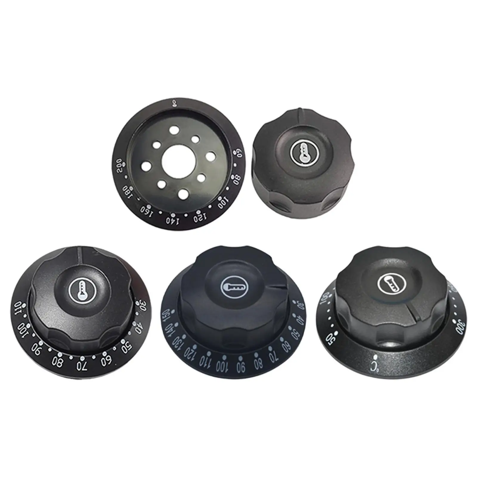 Thermostat Control Knob Electric Oven Temperature Control Knob Professional Heating Switch Fryer Adjustable Temperature Dial