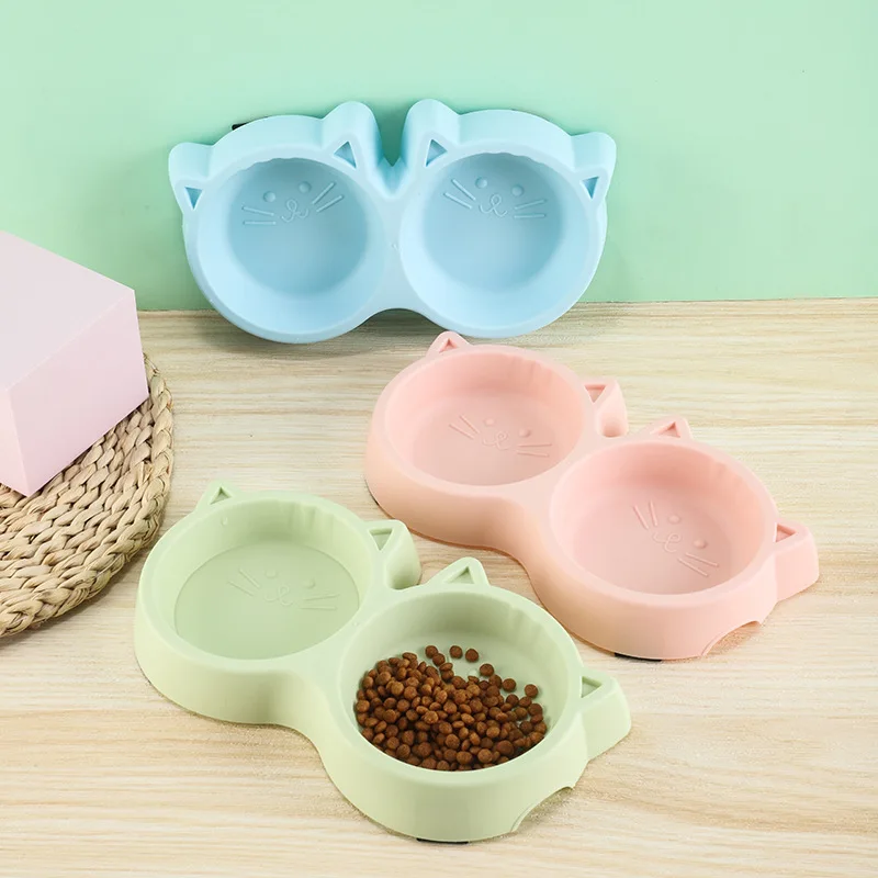 Cuenco de alimentación para mascotas, cuenco antipunta para perros, alimentador de agua y comida, cuenco antiderrames para gatos para cachorros pequeños y medianos - imagen 3