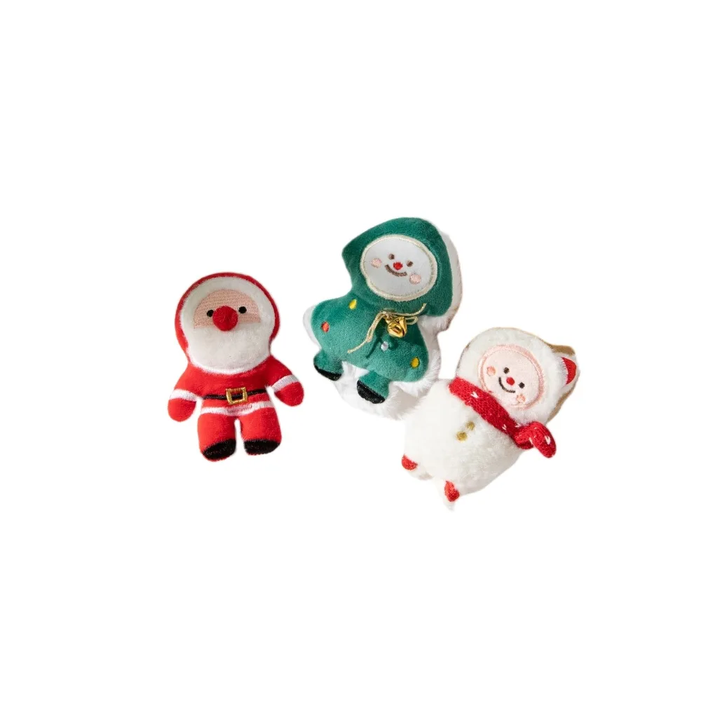 Juguete navideño para gatos, muñeco de peluche con hierba gatera, juguete interactivo para Navidad y Año Nuevo, accesorios para perros - imagen 5