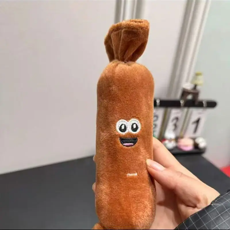 Juguete sonoro peluche salchicha para perros – Reduce aburrimiento - imagen 2