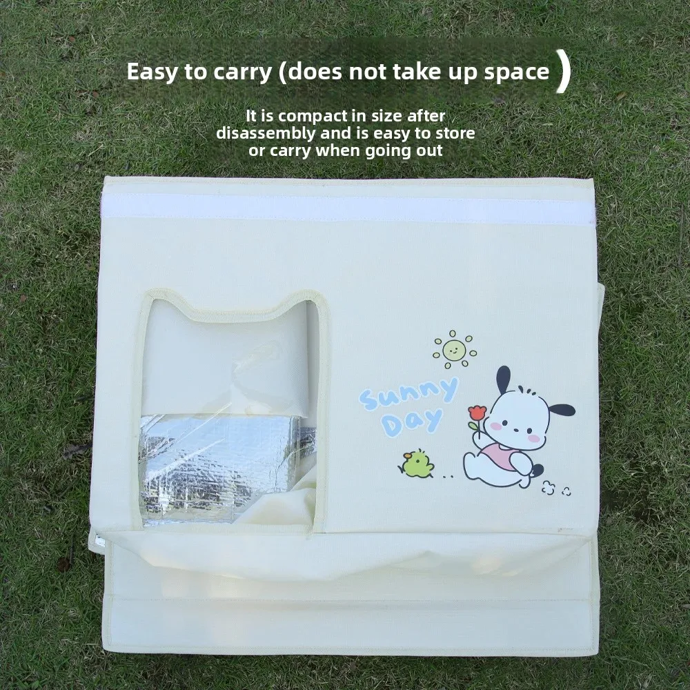 Suministros para casa de hielo para perros y gatos, perrera para perros pequeños, refrigeración plegable de verano, casa con aire acondicionado, productos portátiles para mascotas, camas para gatos - imagen 4