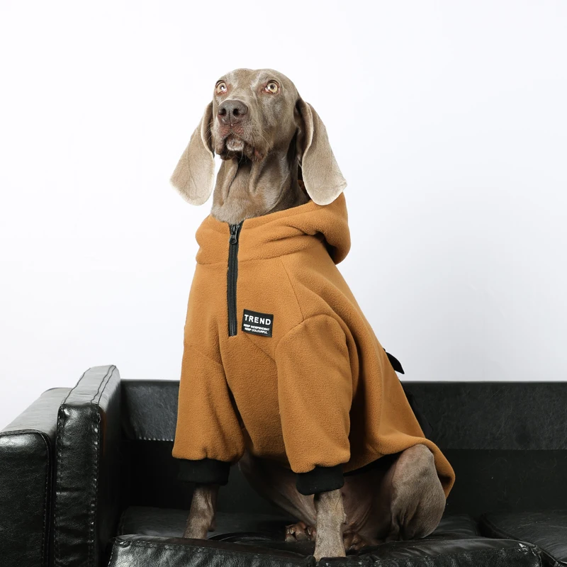 Chaqueta grande para perro de primavera con sudadera con capucha, disfraz para perros grandes medios de 2 le sina, diseño de moda, trajes de Labrador Golden Retriever en invierno - imagen 5