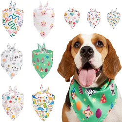 Bandana navideña para perros pequeños y medianos – bufanda triangular